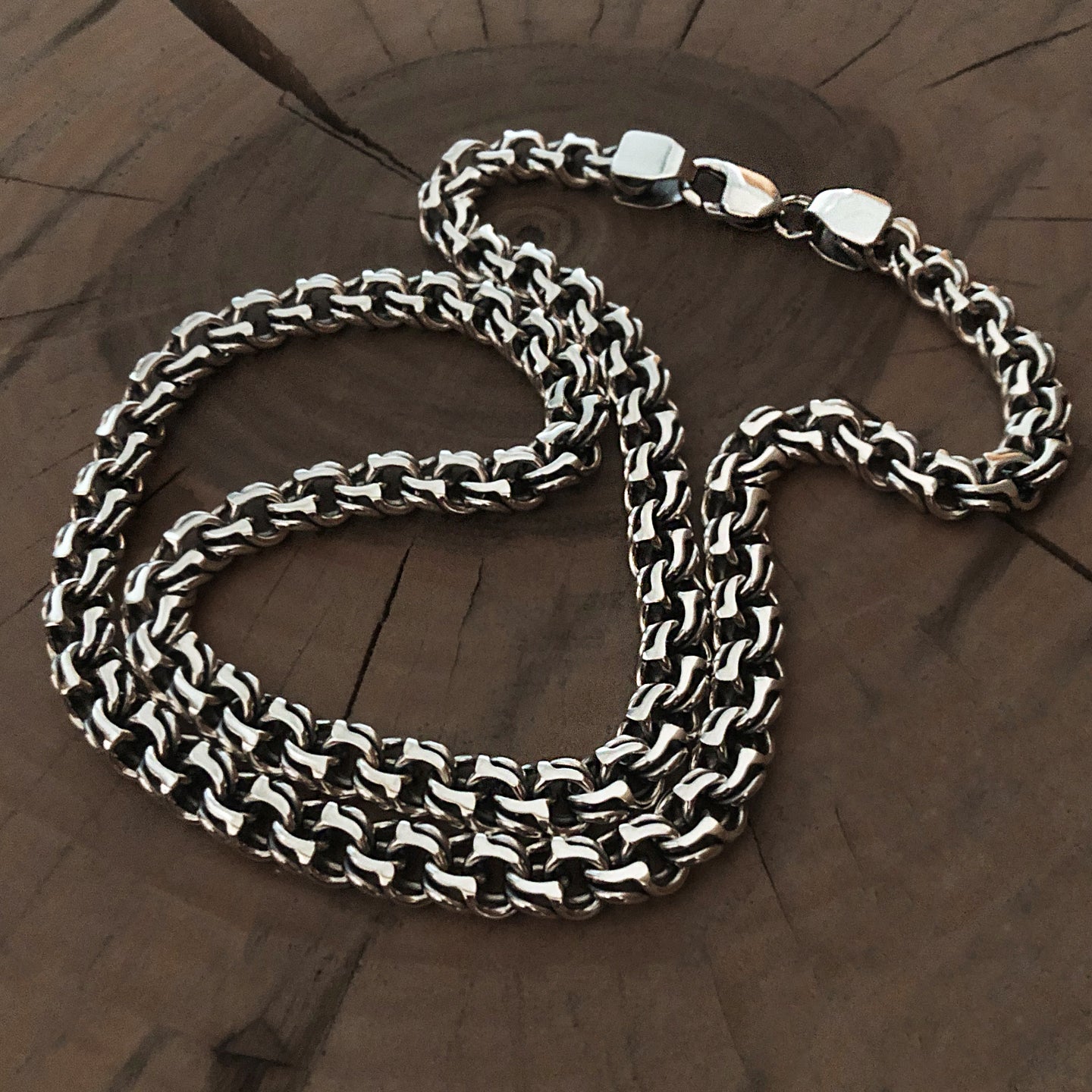 Sterling silver "Cossack Bismarck"chain