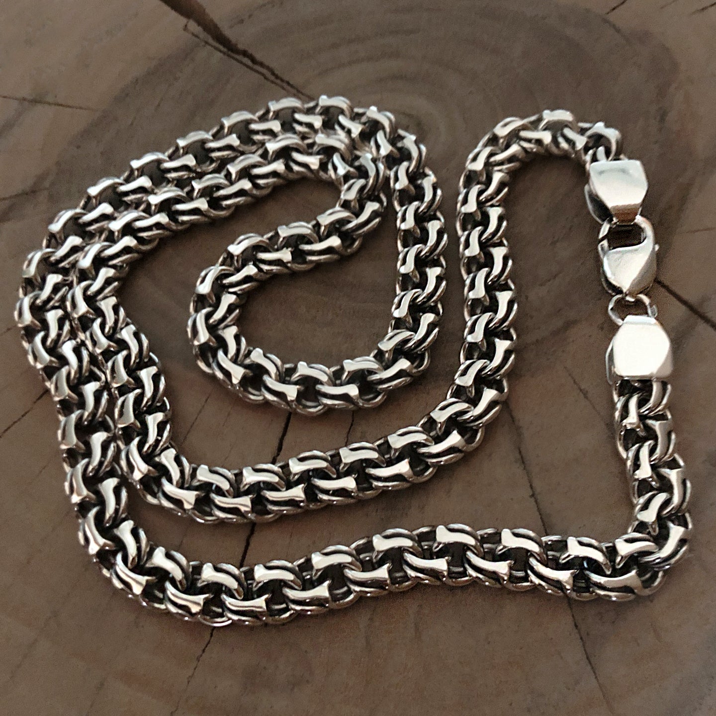 Sterling silver "Cossack Bismarck"chain