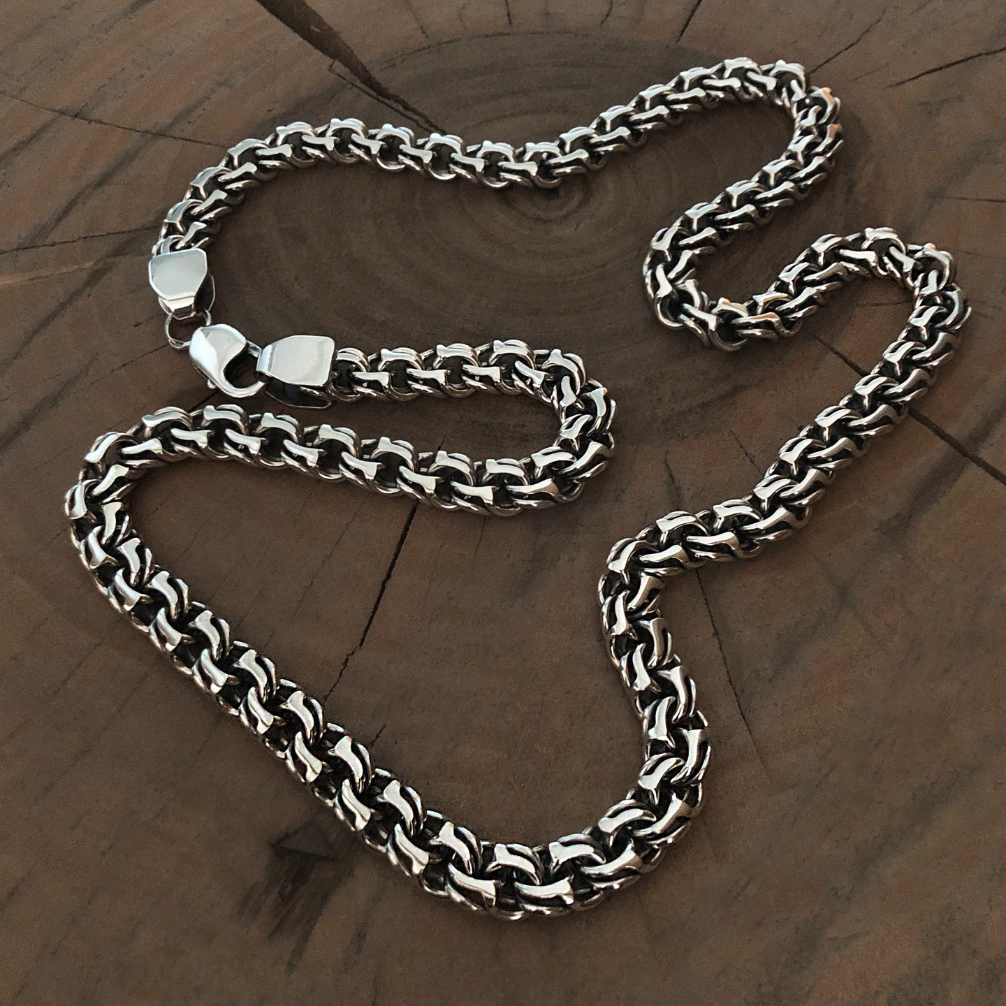 Sterling silver "Cossack Bismarck"chain