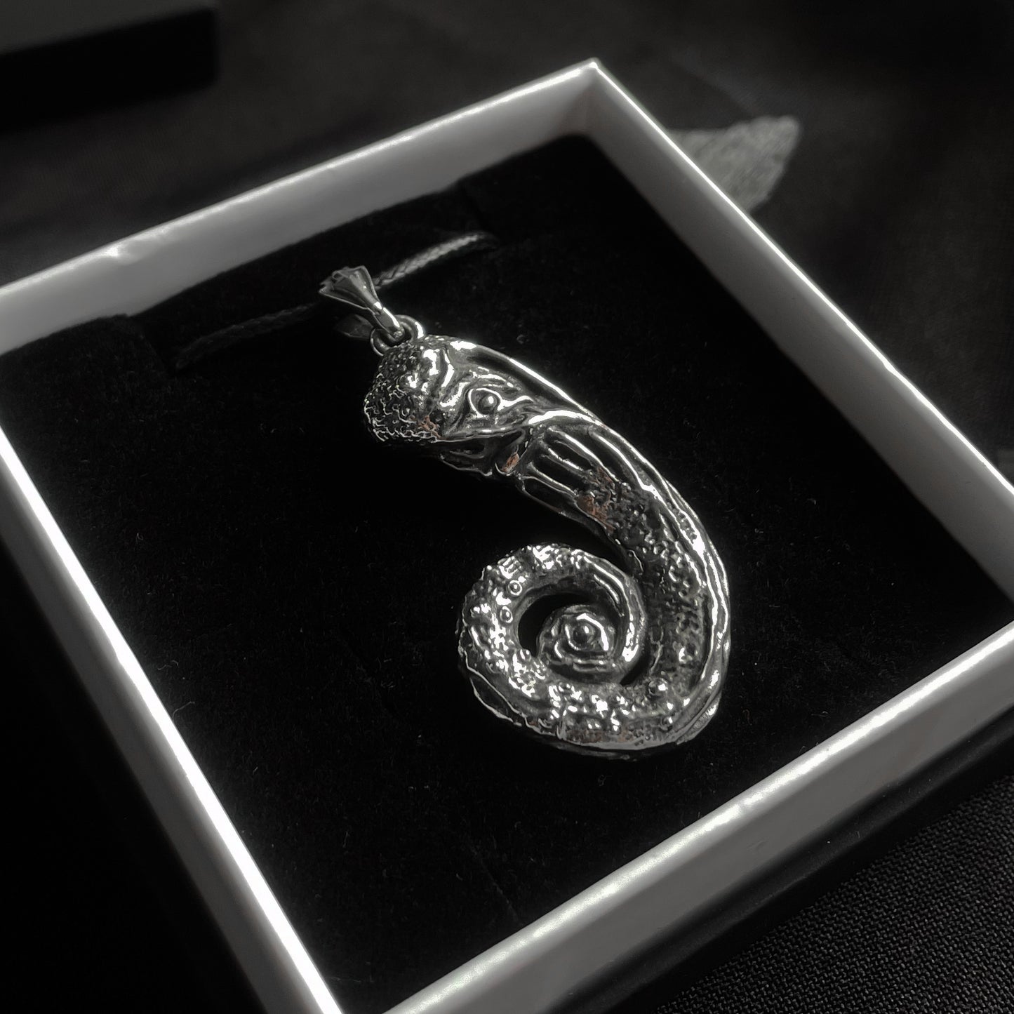 Sterling Silver One Third of Umbilical Cord pendant