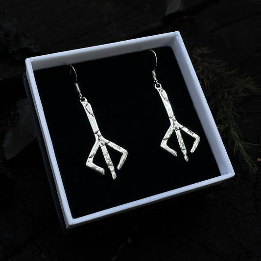 Sterling Silver Hunter's Mark Earrings