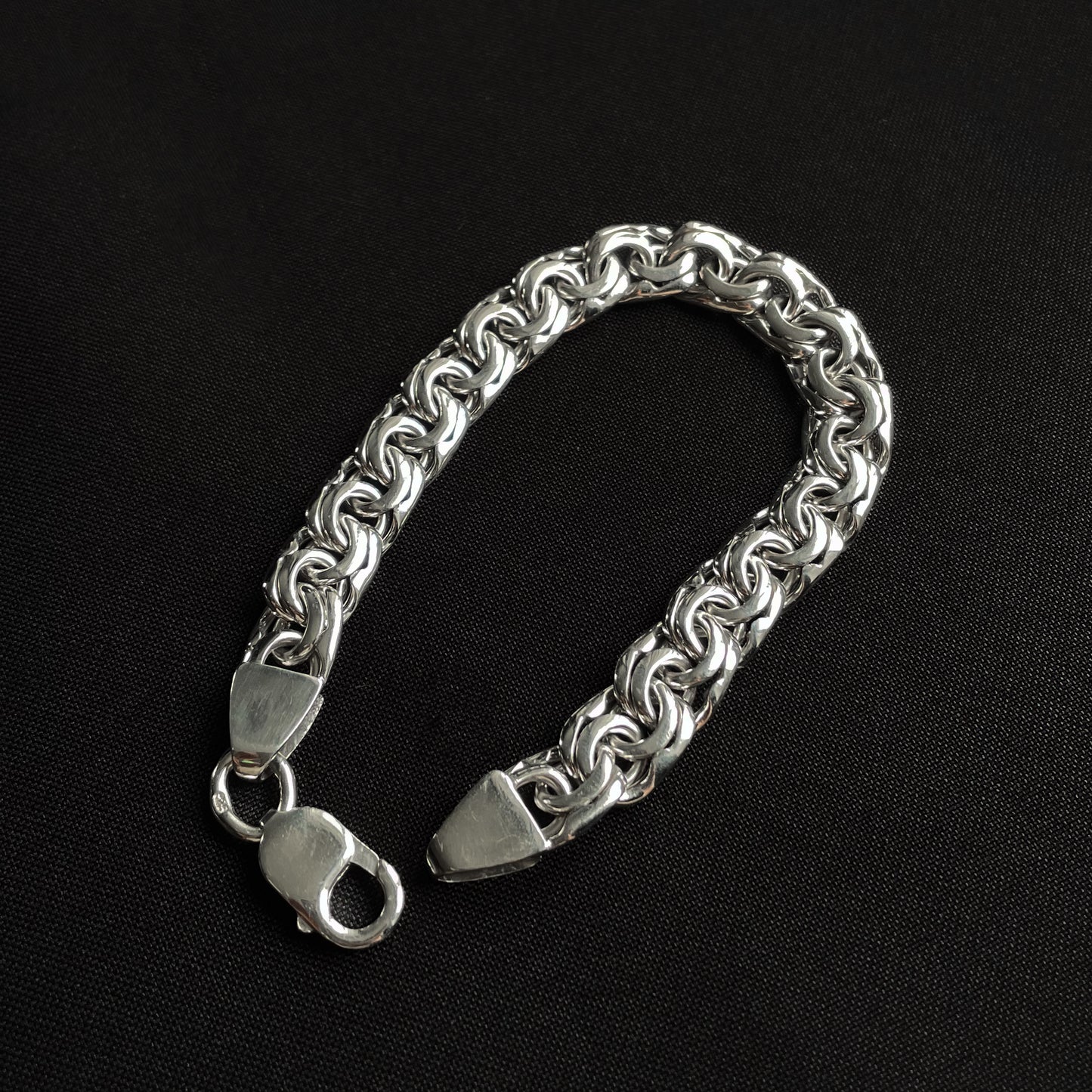 Men's silver Chunky Bismark bracelet