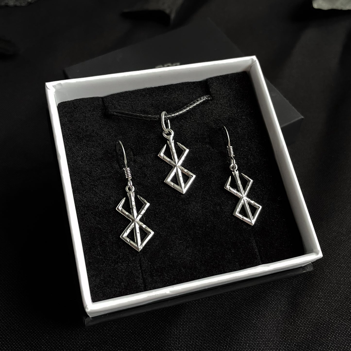 Sterling Silver Small Brand of Sacrifice Pendant