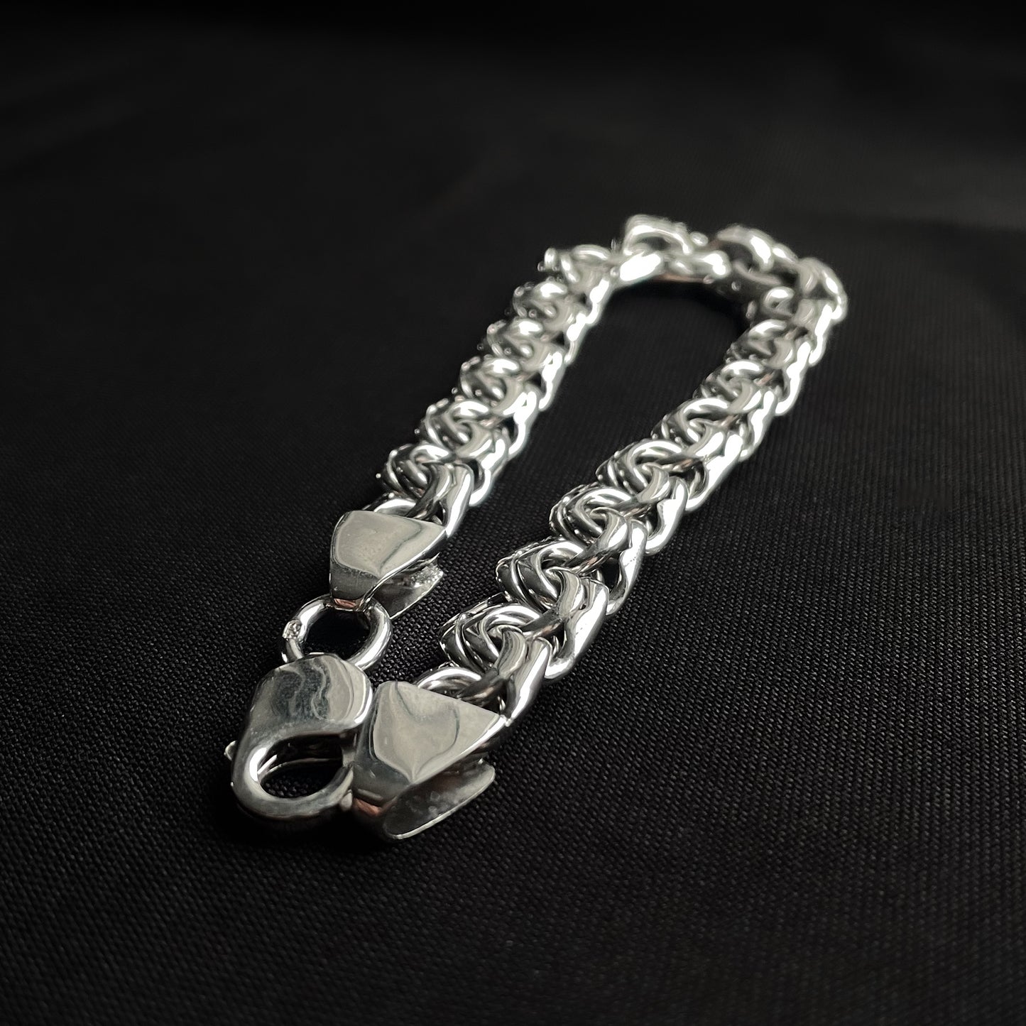 Men's silver Chunky Bismark bracelet