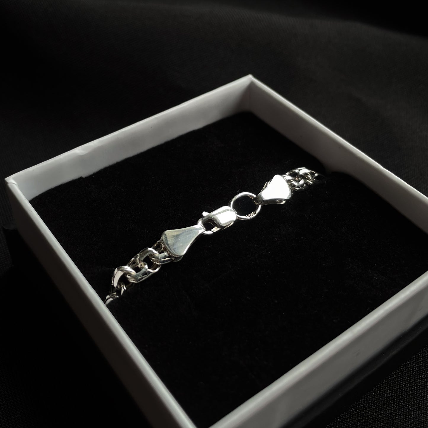 Sterling Silver Handcrafted Bismark bracelet