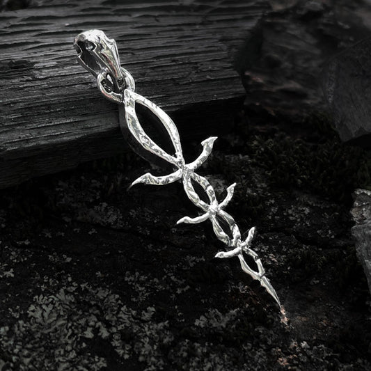 Silver Bloodborne Hunter Byrgenwerth Rune Oath Corruption Pendant