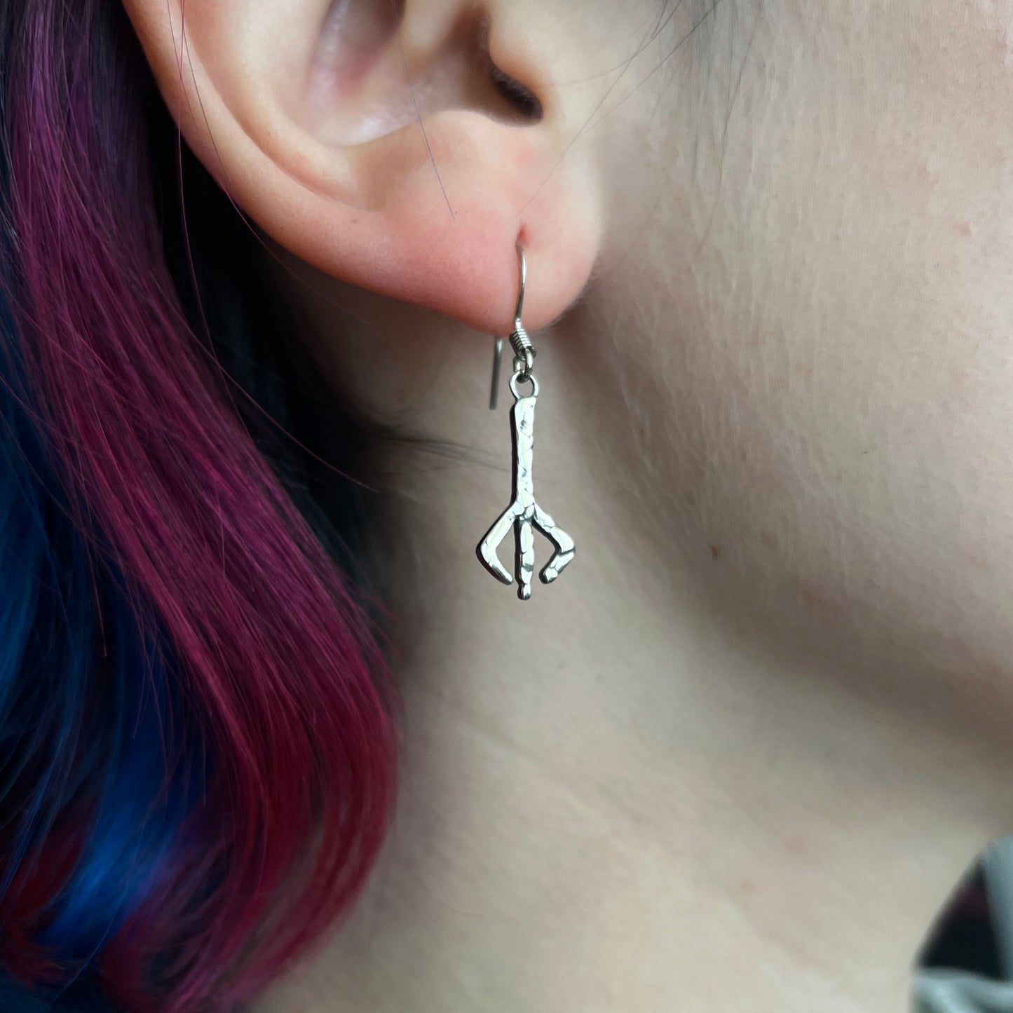 Sterling Silver Small Hunter's Mark Earrings