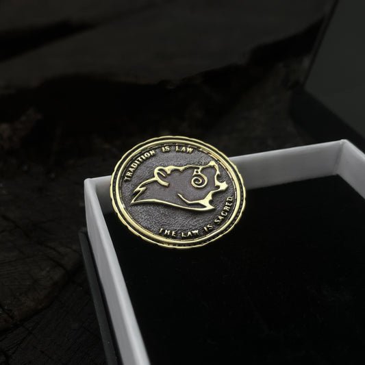 Sterling silver Stormcloak Coin