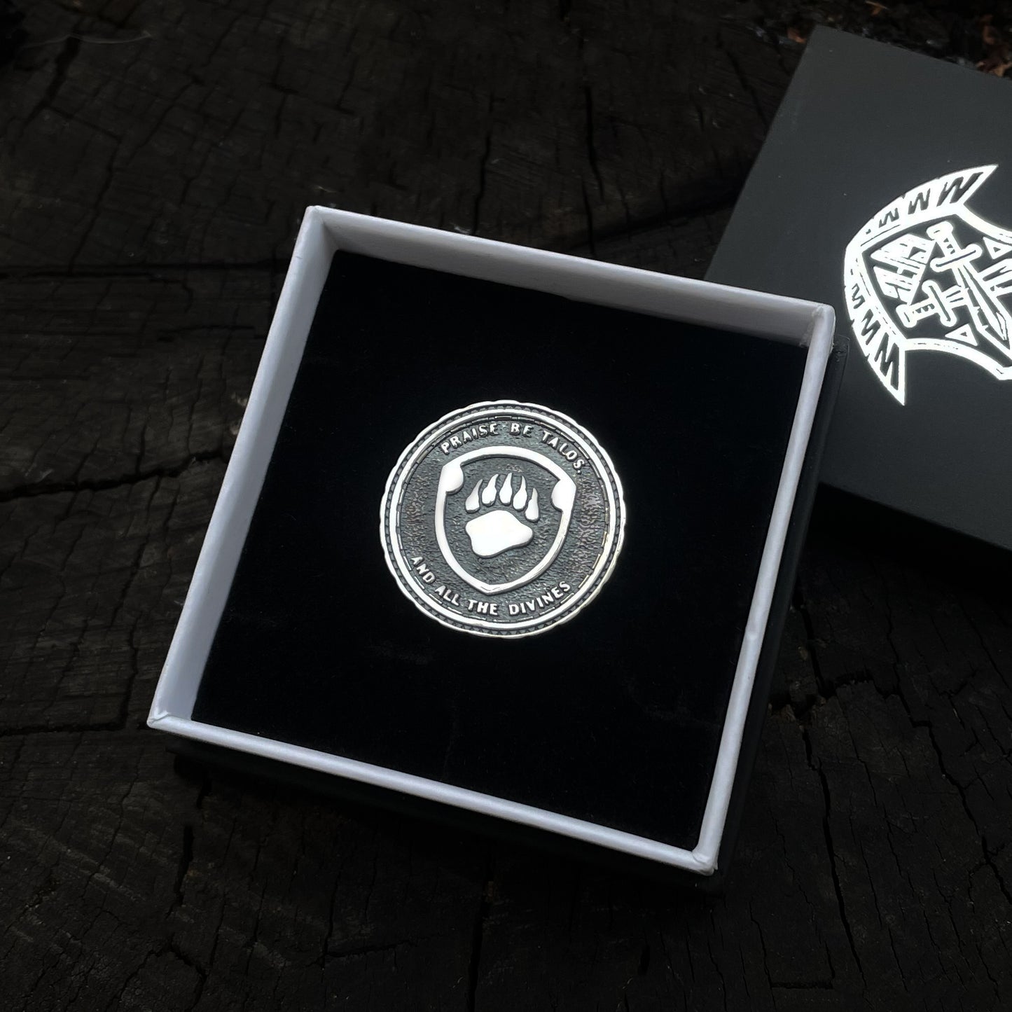 Sterling silver Stormcloak Coin