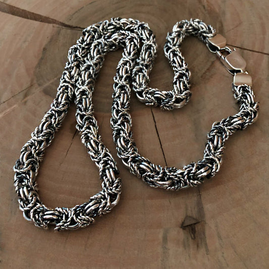 Sterling silver Valkyrie Fox tail chain