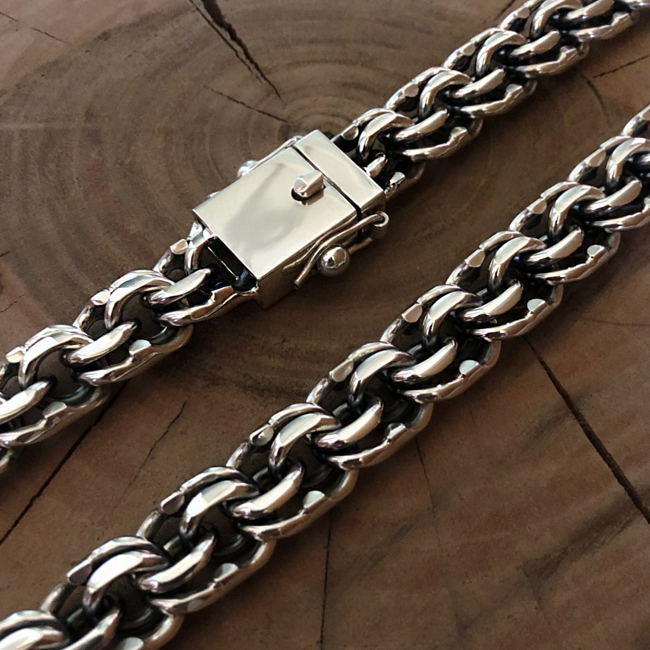 Sterling silver "Bismarck" chain
