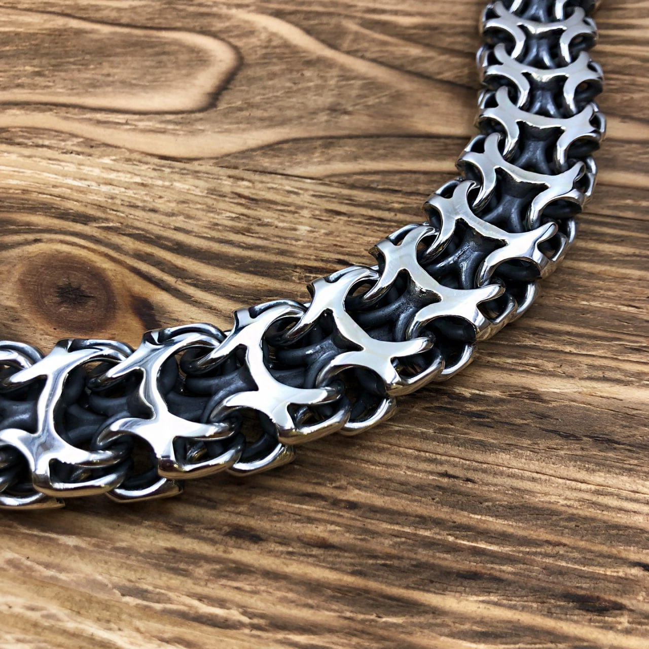 Heavy Sterling silver "Ramses" Bracelet