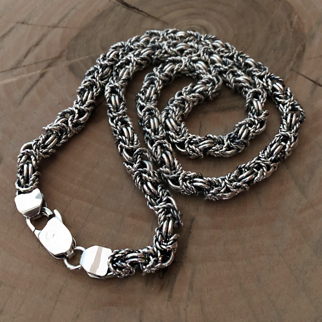 Sterling silver Valkyrie Fox tail chain