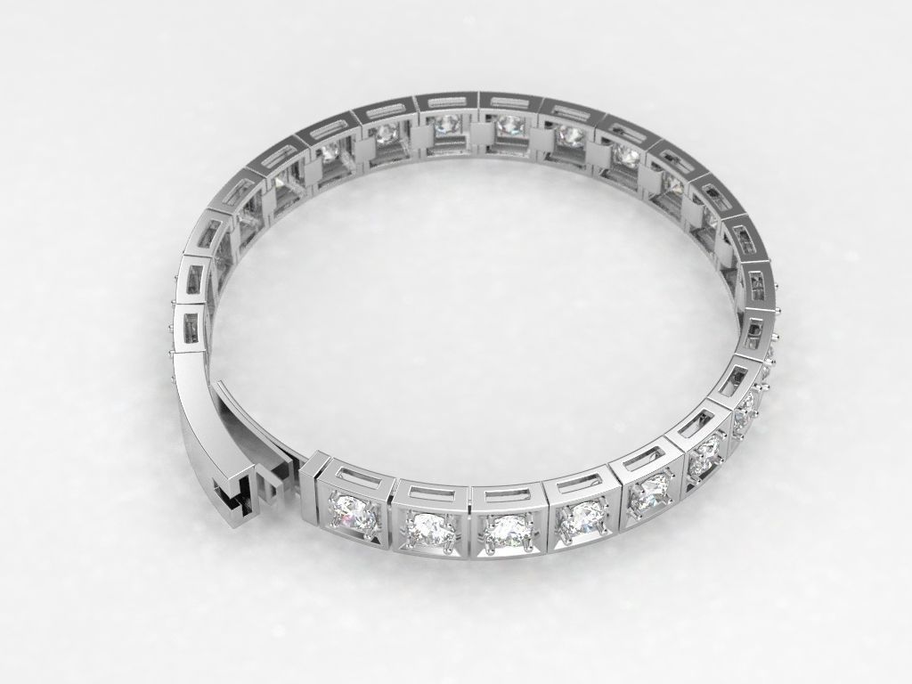Sterling Silver Tennis Bracelet
