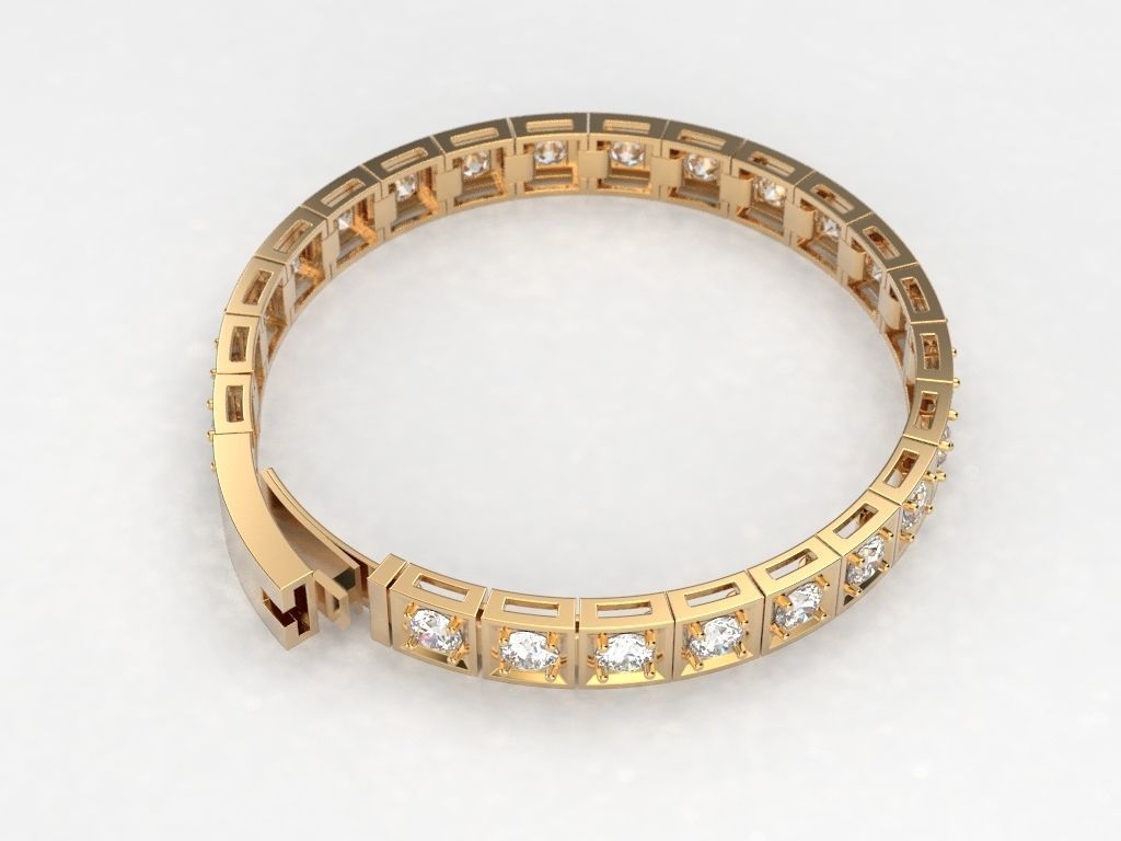 Sterling Silver Tennis Bracelet