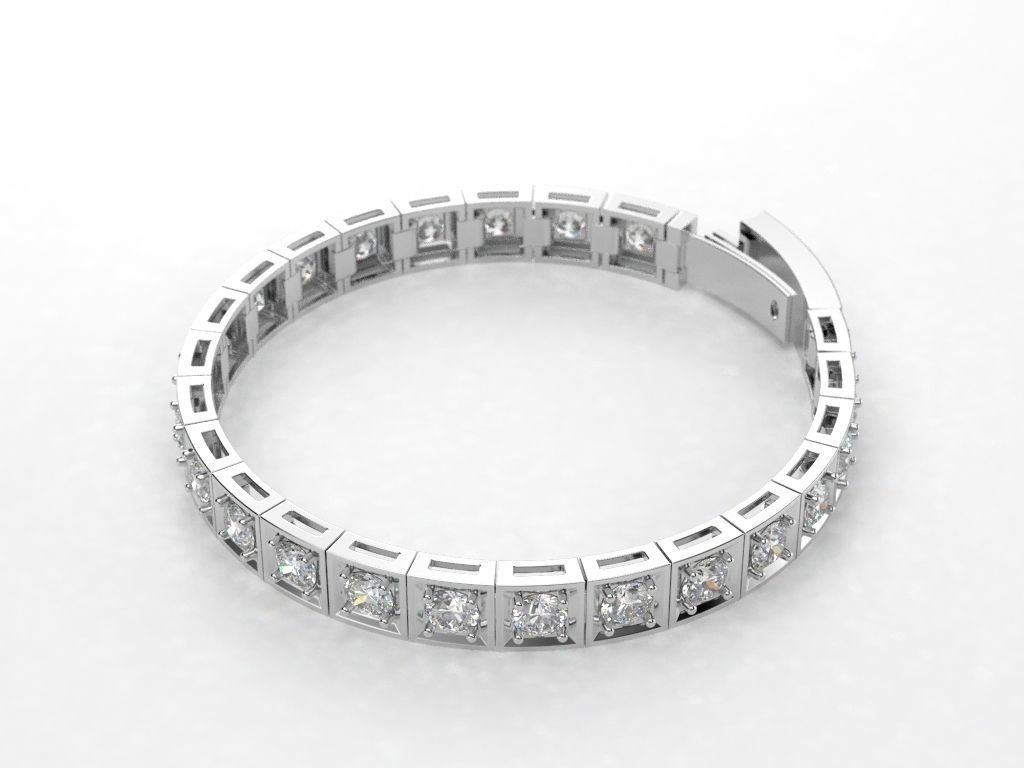 Sterling Silver Tennis Bracelet