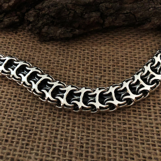{{jewelry_for_geeks}} - {{ GameFanCraft}} Bracelet Silver bracelet "Ramses"