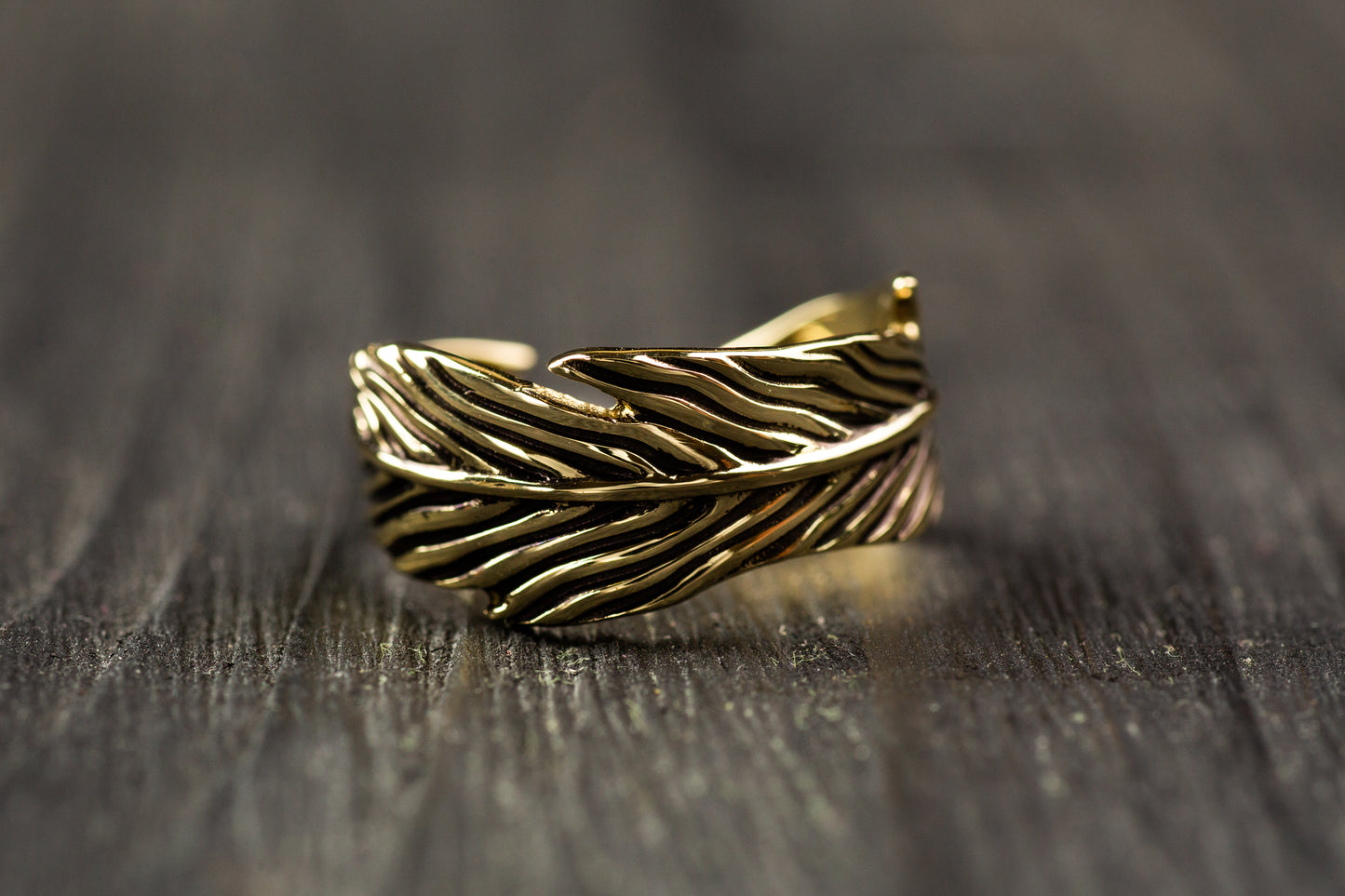 {{jewelry_for_geeks}} - {{ GameFanCraft}} Ring Silver Bird feather ring