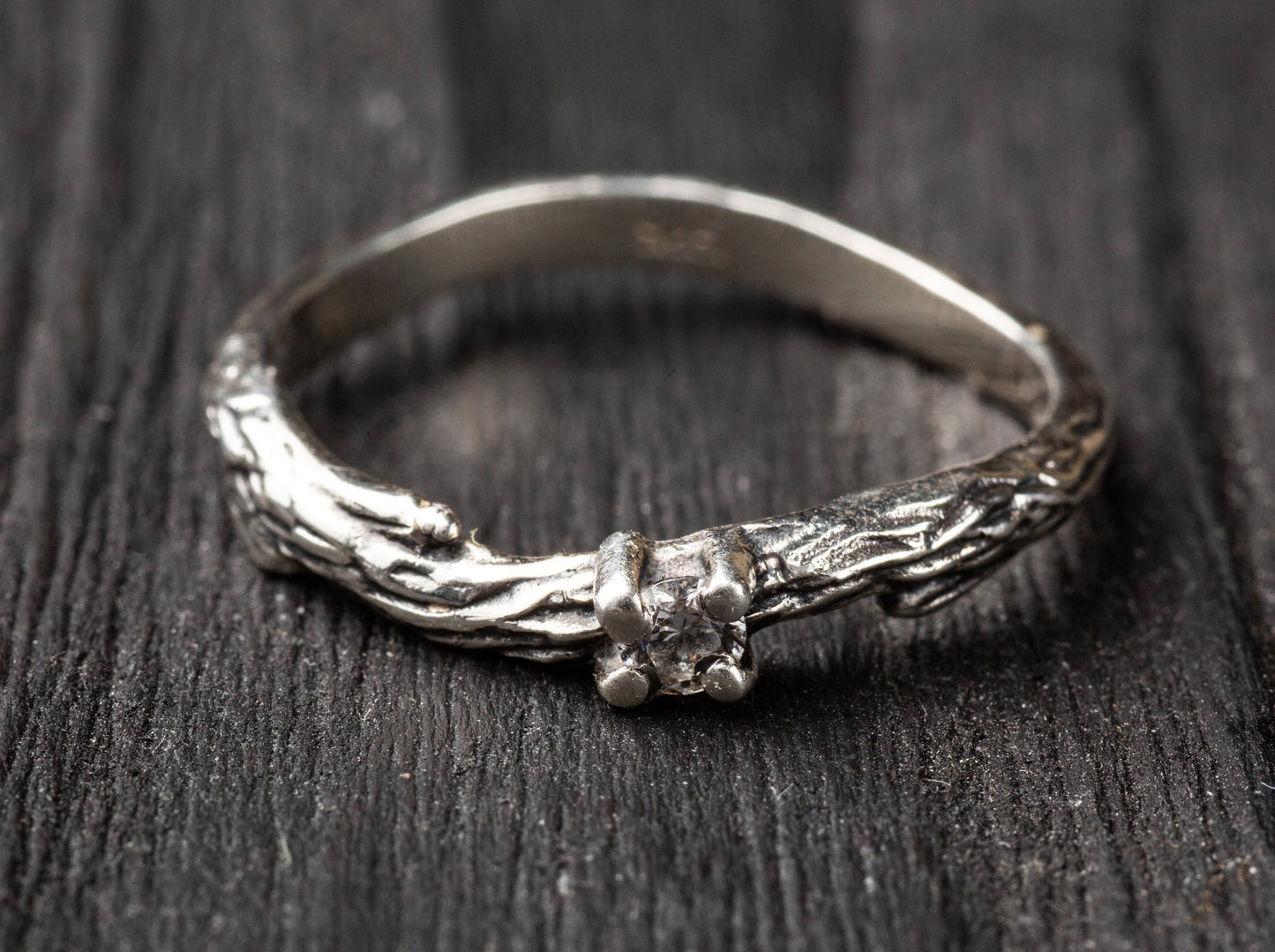 {{jewelry_for_geeks}} - {{ GameFanCraft}} Ring Silver twig ring