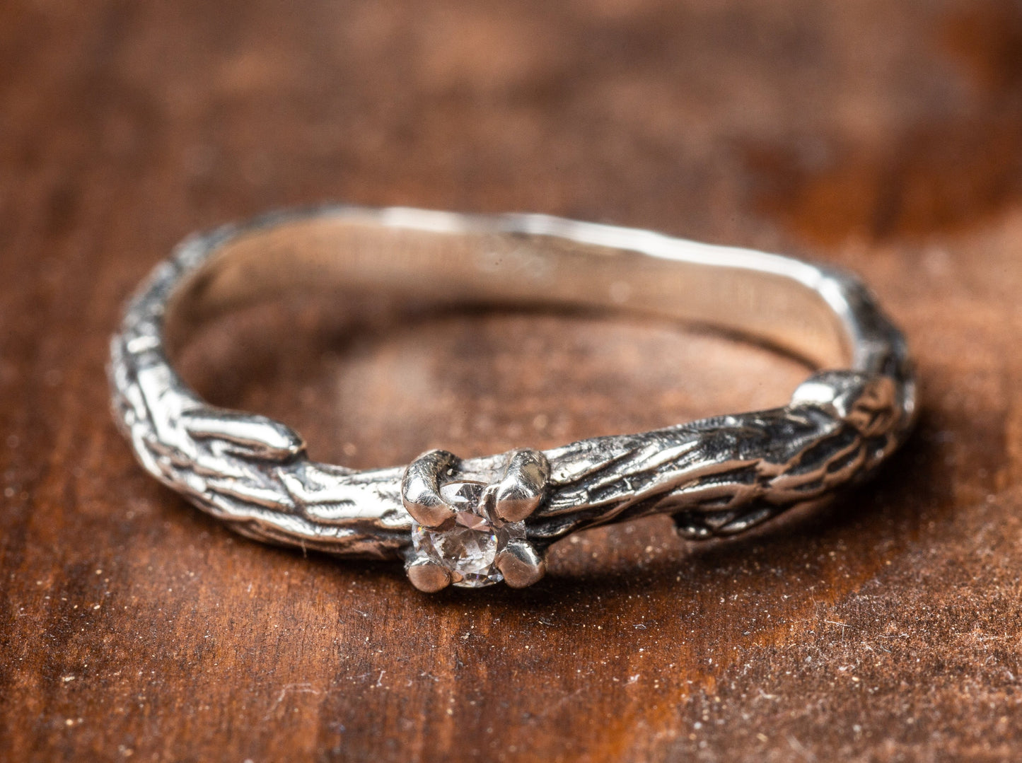 {{jewelry_for_geeks}} - {{ GameFanCraft}} Ring Silver twig ring