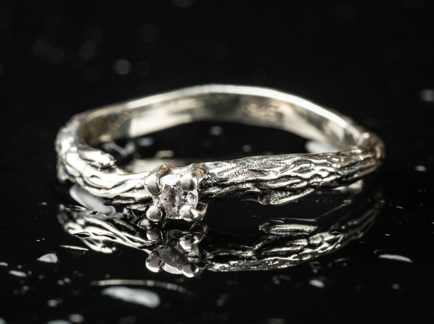 {{jewelry_for_geeks}} - {{ GameFanCraft}} Ring Silver twig ring