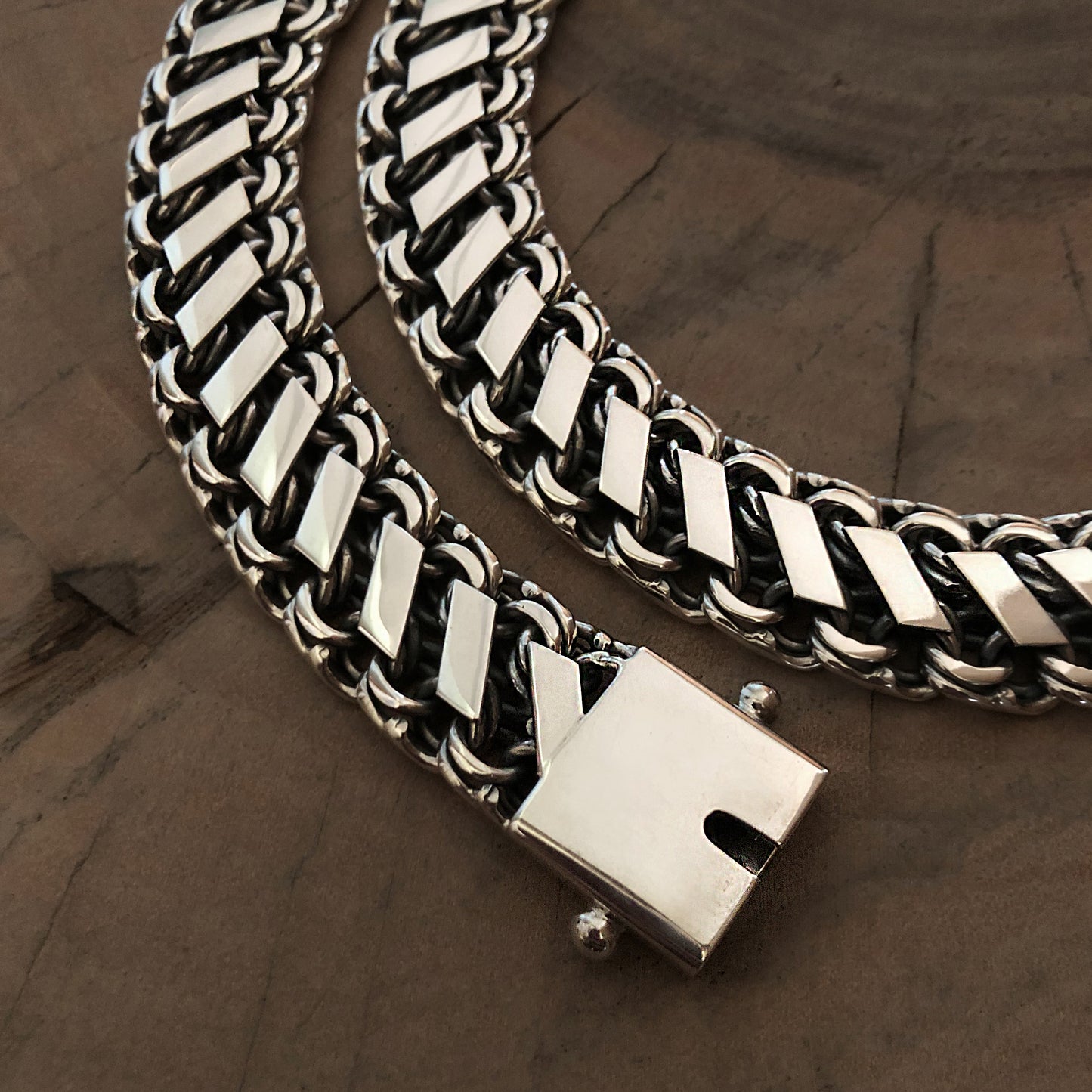 {{jewelry_for_geeks}} - {{ GameFanCraft}} Chains Silver chain "Double Bismarck"