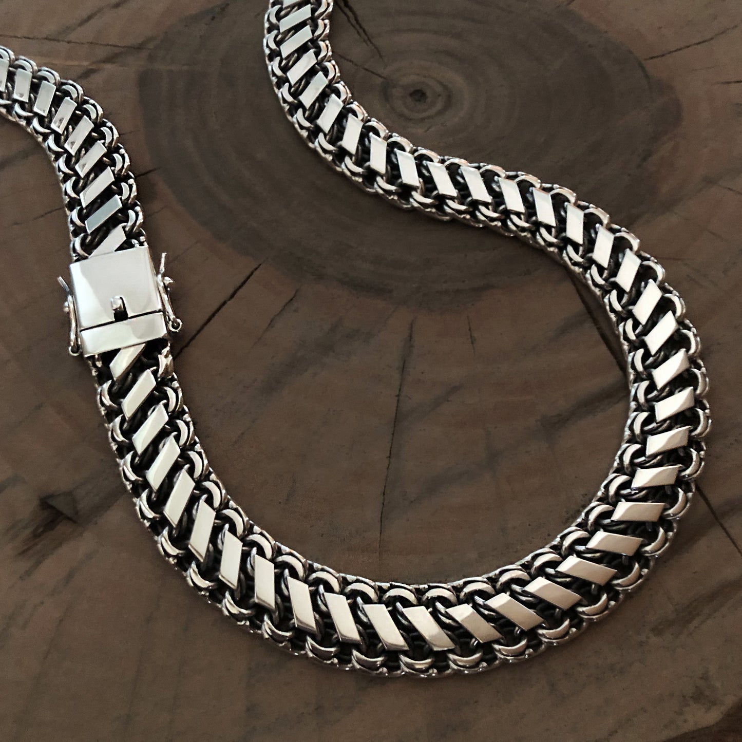 {{jewelry_for_geeks}} - {{ GameFanCraft}} Chains Silver chain "Double Bismarck"