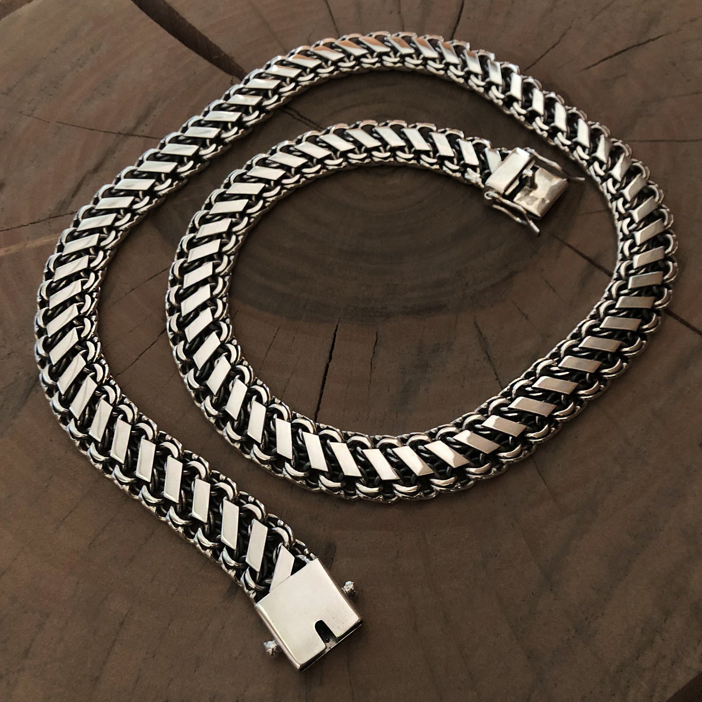 {{jewelry_for_geeks}} - {{ GameFanCraft}} Chains Silver chain "Double Bismarck"
