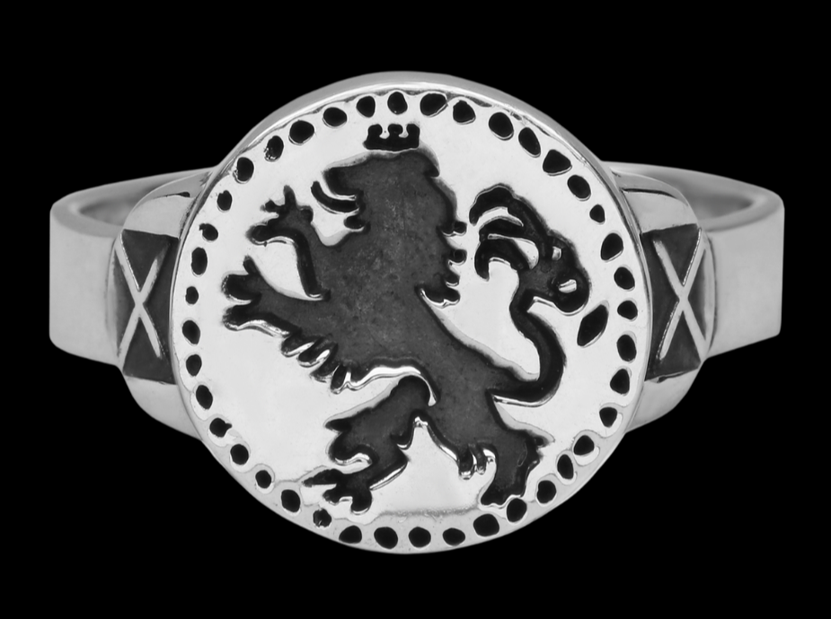 {{jewelry_for_geeks}} - {{ GameFanCraft}} Ring Silver Dark Souls Leo Ring Ornstein the Dragonslayer