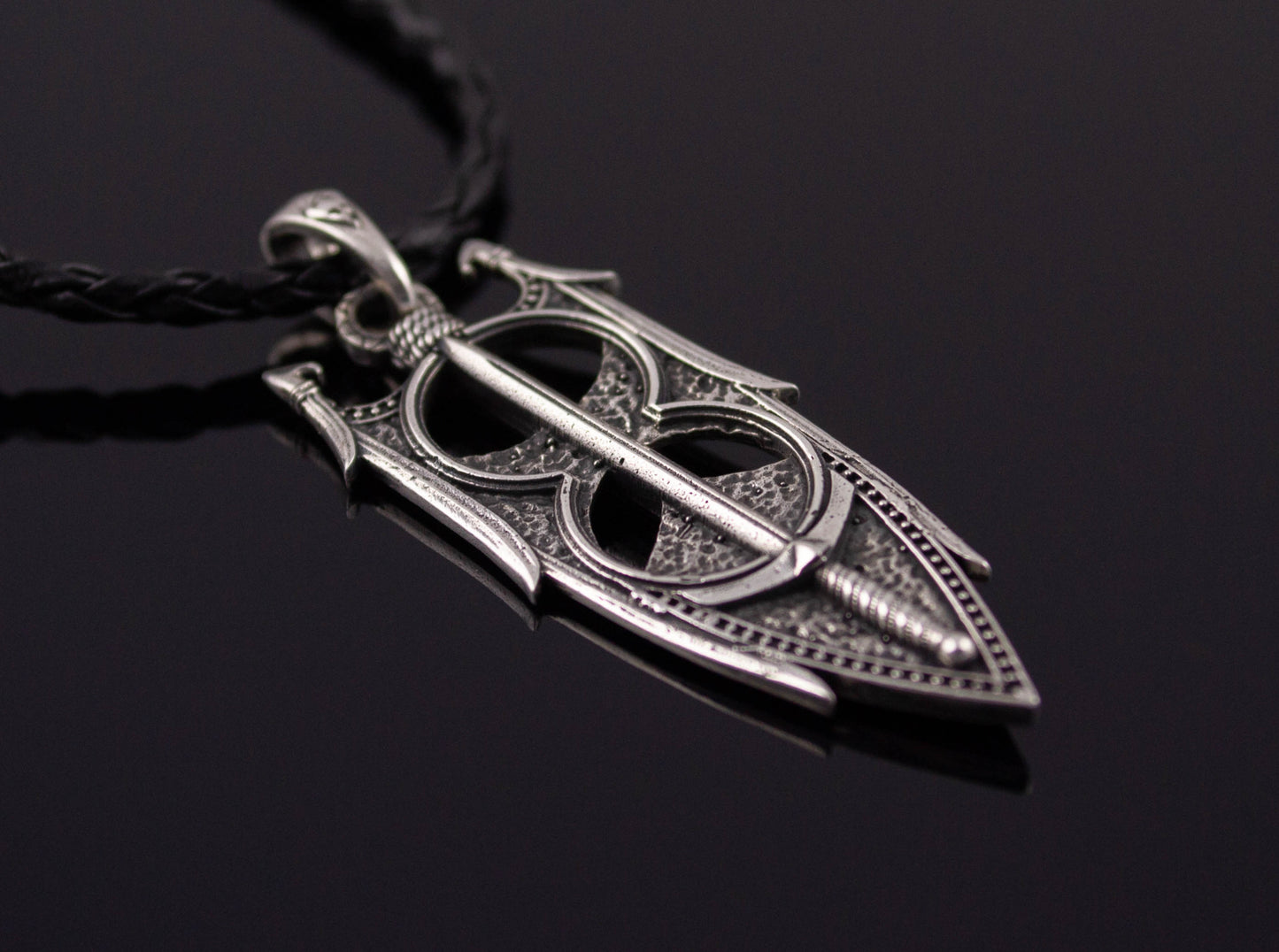 {{jewelry_for_geeks}} - {{ GameFanCraft}} Pendant Brass Elder Scrolls Amulet of Akatosh Pendant