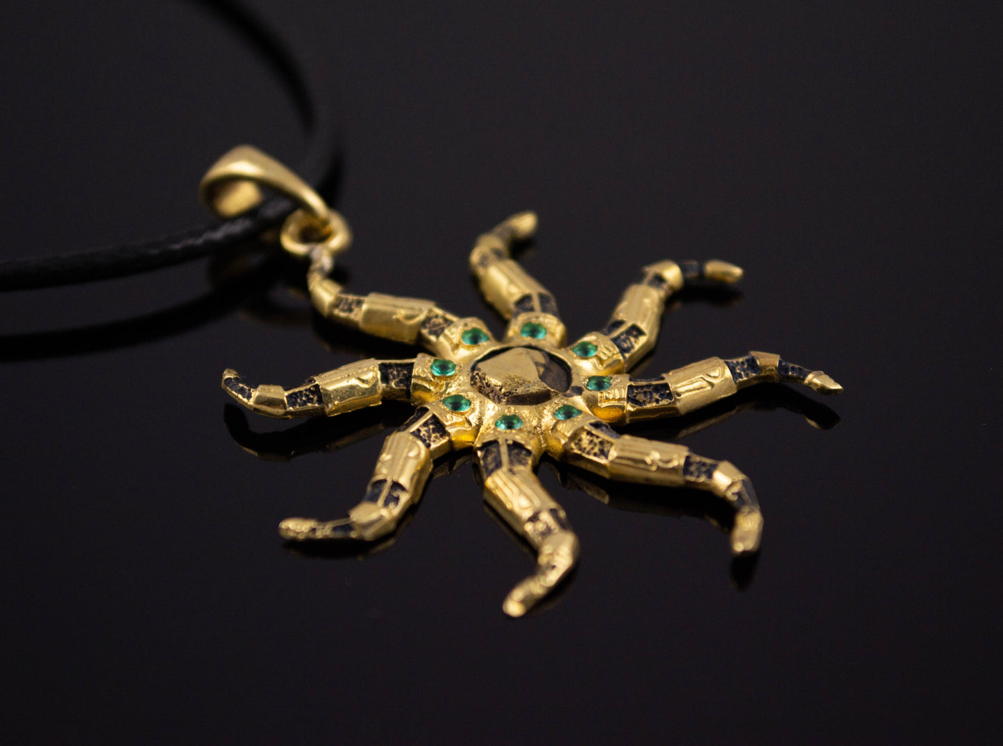 {{jewelry_for_geeks}} - {{ GameFanCraft}} Pendant Brass Elder Scrolls Azura Star Pendant