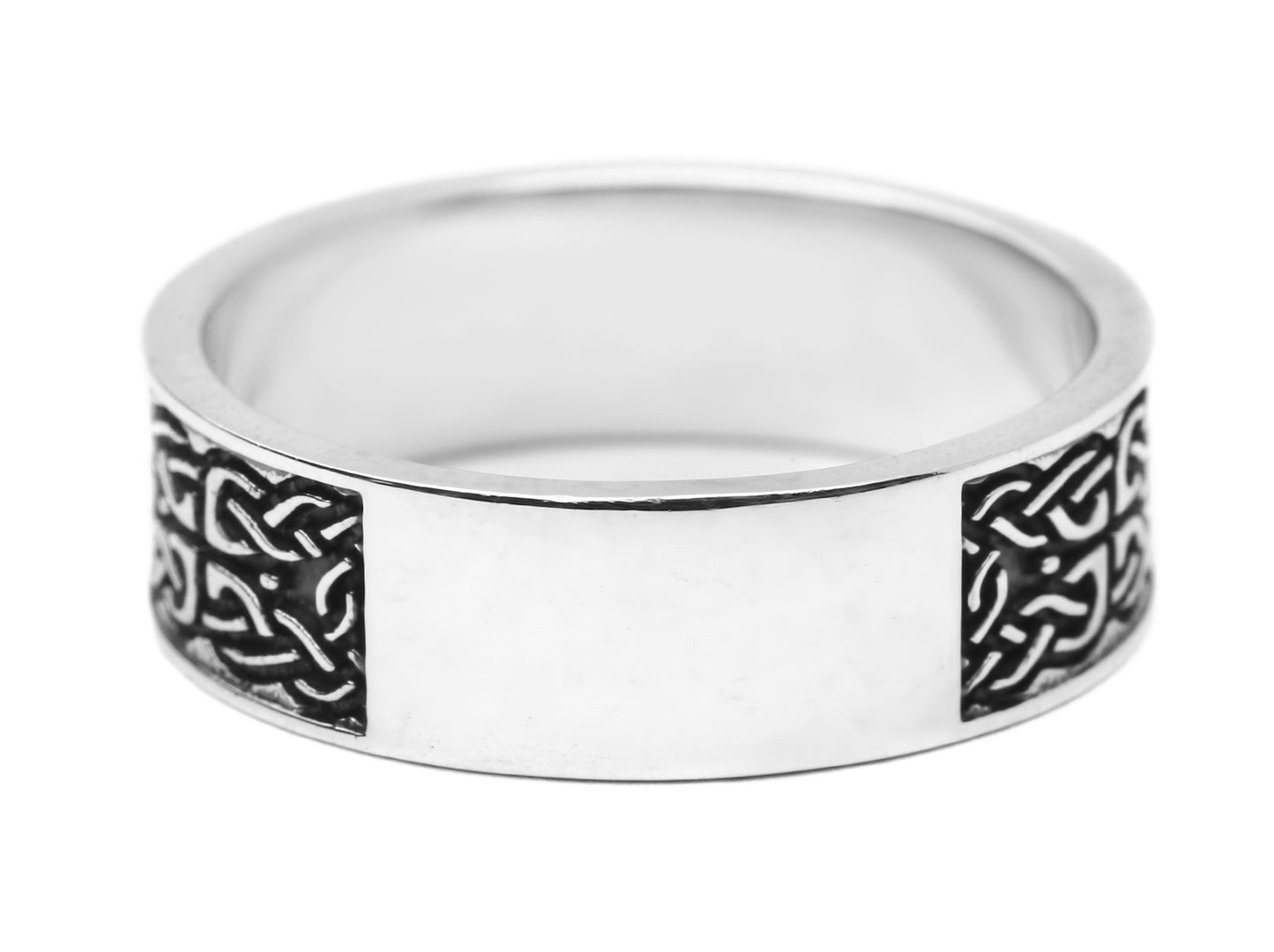 {{jewelry_for_geeks}} - {{ GameFanCraft}} Ring Silver Scandinavian ring with an animal pattern