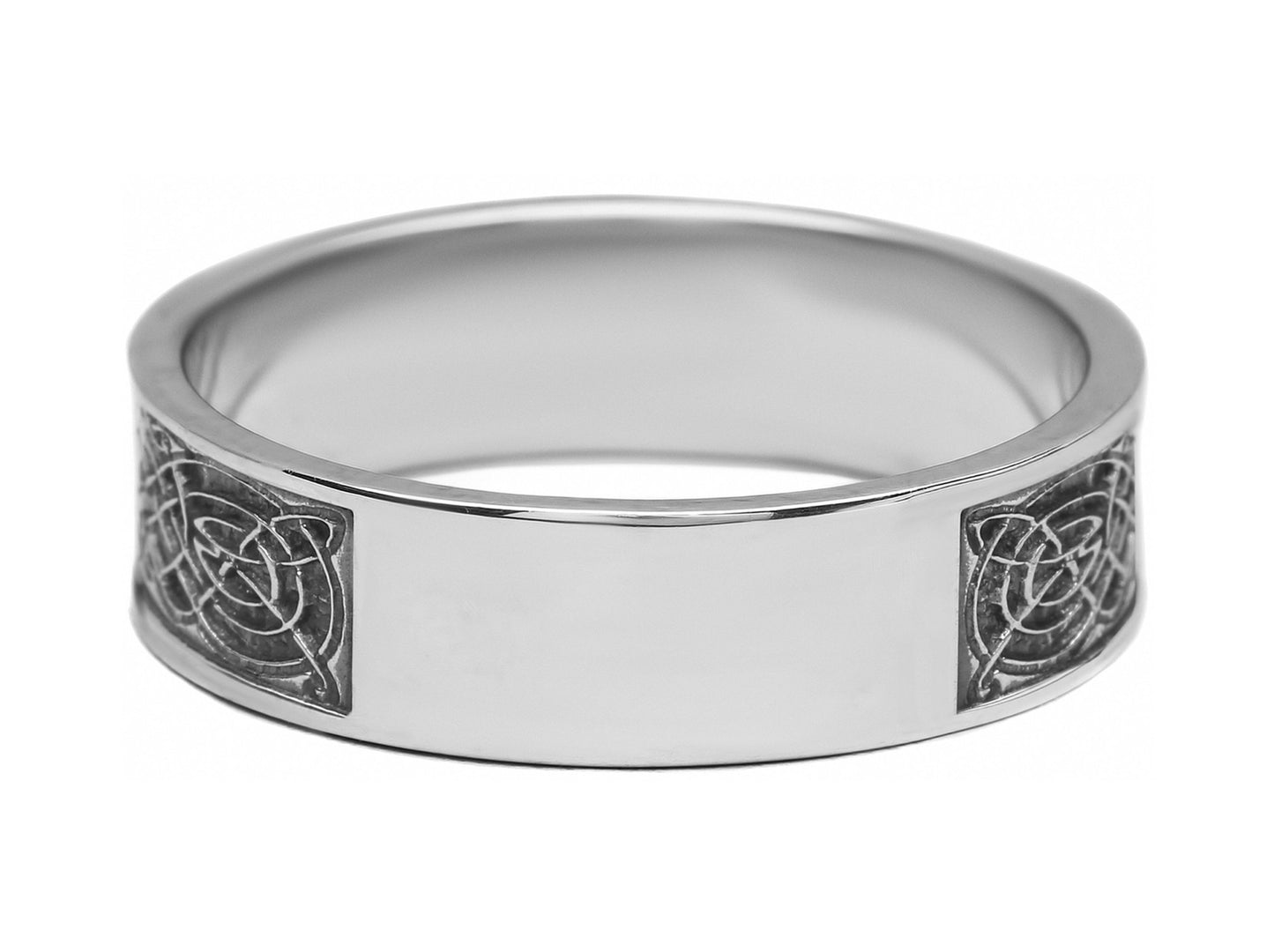 {{jewelry_for_geeks}} - {{ GameFanCraft}} Ring Silver Scandinavian ring with Celtic patterns