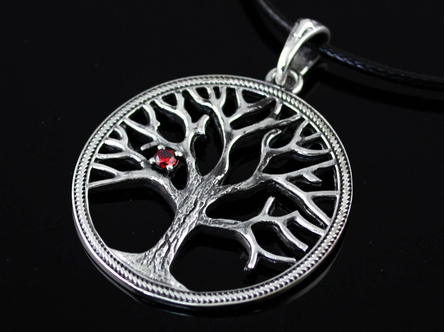 {{jewelry_for_geeks}} - {{ GameFanCraft}} Pendant Silver Vikings Yggdrasil Tree Pendant