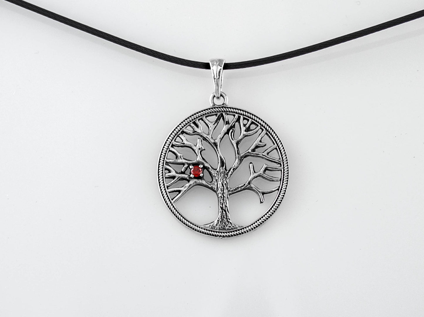 {{jewelry_for_geeks}} - {{ GameFanCraft}} Pendant Silver Vikings Yggdrasil Tree Pendant