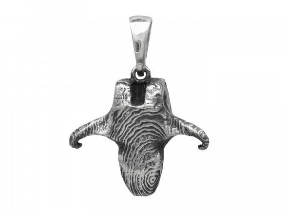 {{jewelry_for_geeks}} - {{ GameFanCraft}} Pendant Silver Dota 2 Juggernaut mask pendant