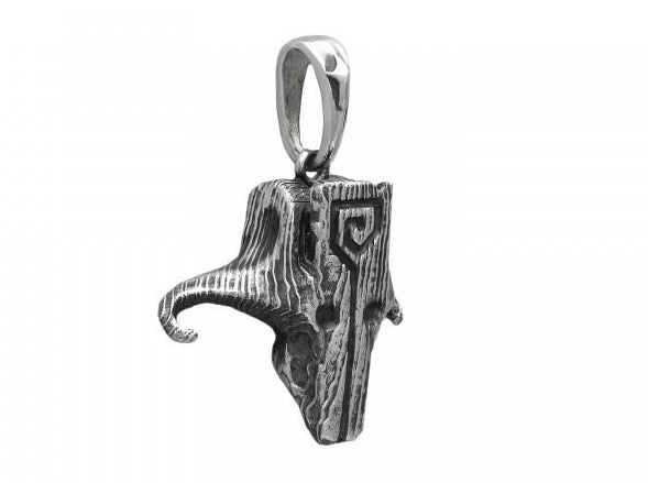 {{jewelry_for_geeks}} - {{ GameFanCraft}} Pendant Silver Dota 2 Juggernaut mask pendant