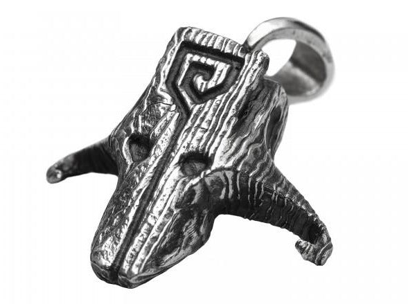{{jewelry_for_geeks}} - {{ GameFanCraft}} Pendant Silver Dota 2 Juggernaut mask pendant