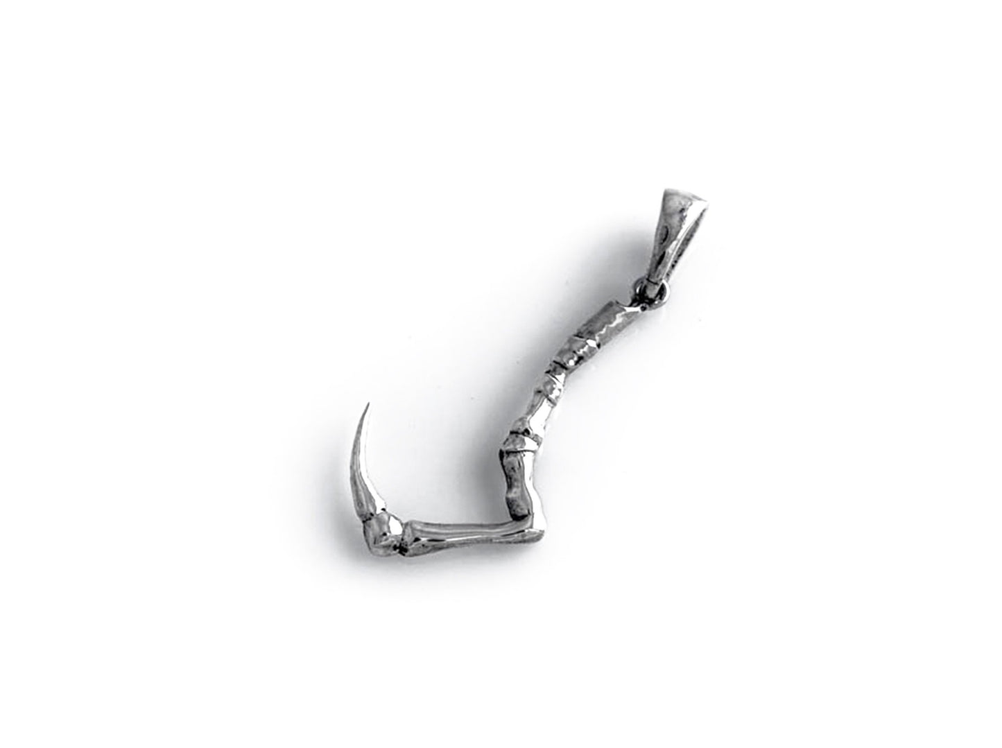 {{jewelry_for_geeks}} - {{ GameFanCraft}} Pendant Silver Pudge's Hook pendant