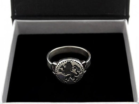 {{jewelry_for_geeks}} - {{ GameFanCraft}} Ring Silver Dark Souls Leo Ring Ornstein the Dragonslayer