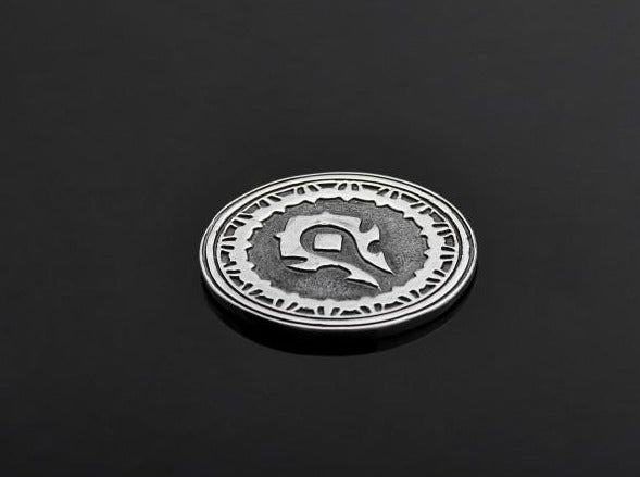 {{jewelry_for_geeks}} - {{ GameFanCraft}} Coin Silver Horde vs Alliance choice coin