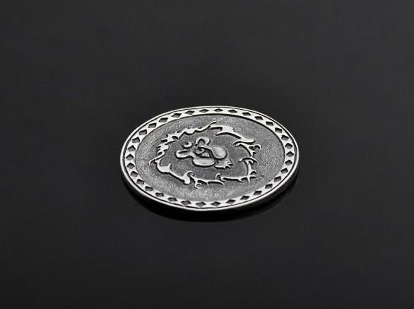 {{jewelry_for_geeks}} - {{ GameFanCraft}} Coin Silver Horde vs Alliance choice coin