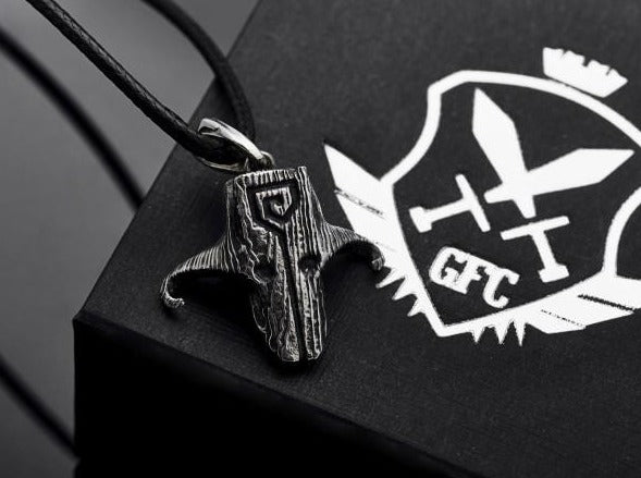 {{jewelry_for_geeks}} - {{ GameFanCraft}} Pendant Silver Dota 2 Juggernaut mask pendant