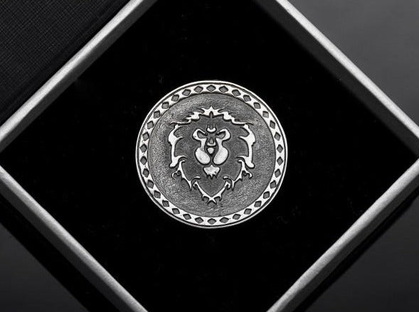 {{jewelry_for_geeks}} - {{ GameFanCraft}} Coin Brass Horde vs Alliance choice coin