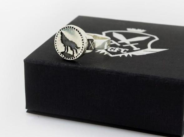 {{jewelry_for_geeks}} - {{ GameFanCraft}} Jewelry Sets Dark Souls Knights of Gwyn Silver Rings Set