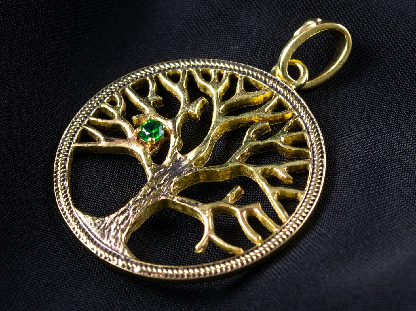{{jewelry_for_geeks}} - {{ GameFanCraft}} Pendant Brass Vikings Yggdrasil Tree Pendant