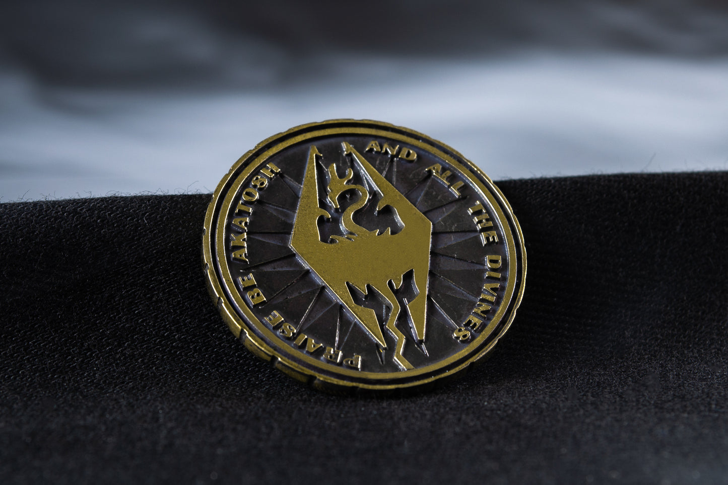 {{jewelry_for_geeks}} - {{ GameFanCraft}} Coin Silver Elder Scrolls Septim Coin
