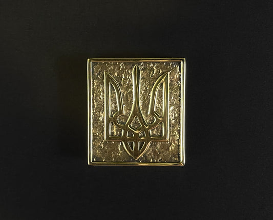 {{jewelry_for_geeks}} - {{ GameFanCraft}} Badge & Pass Holders Coat of Arms of Ukraine Molle clip