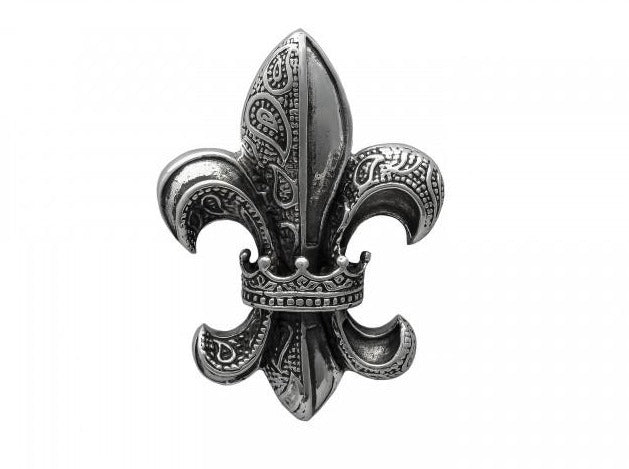 {{jewelry_for_geeks}} - {{ GameFanCraft}} Pendant Brass Heraldic Lily Pendant