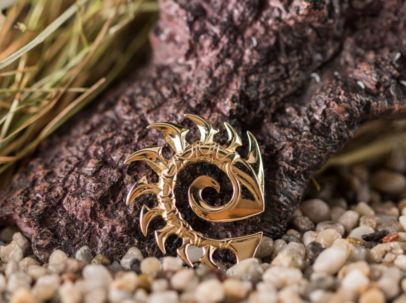 {{jewelry_for_geeks}} - {{ GameFanCraft}} Pendant Brass Starcraft Zerg pendant